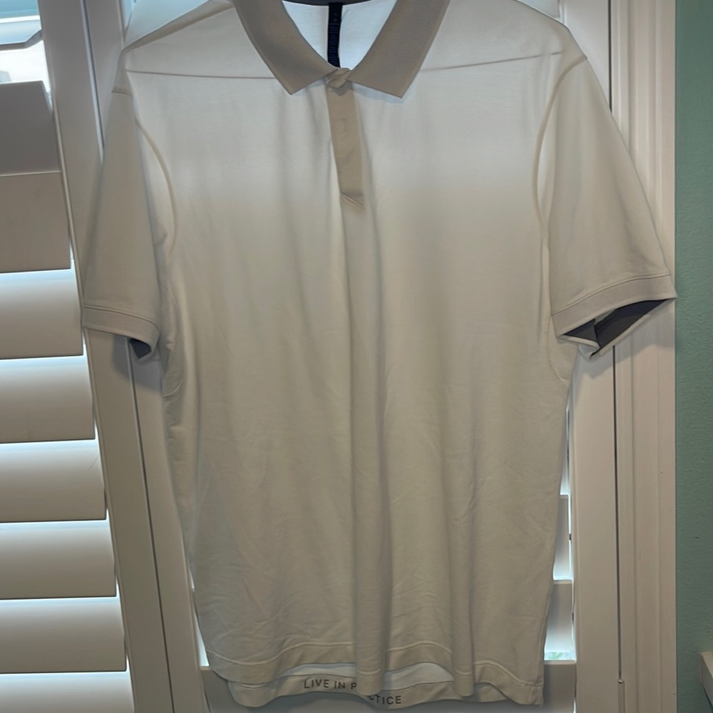 White Lululemon Polo Shirt